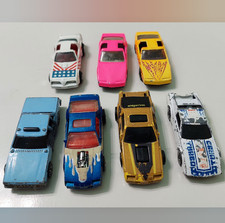 VTG Hot Wheels Lot Of 7 RARE TurboTrax Glow-In-The-Dark Blown Camaro, Firebird