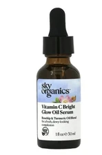 SKY ORGANICS VITAMIN C BRIGHT ROSEHIP & TURMERIC BLEND GLOW OIL SERUM NEW 1 OZ