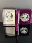 1990-S $1 AMERICAN SILVER PROOF EAGLE w/OGP & COA