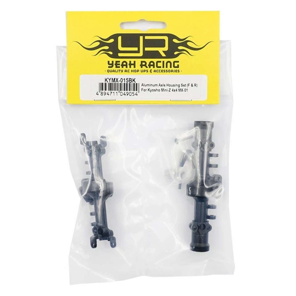 NEW Yeah Racing KYMX-015BK Aluminum Axle Housing Set (F & R) for Mini-Z 4x4 MX-0 - Image 3 of 3