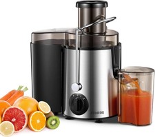 Juicer Machines, FOHERE Centrifugal Juicer Extractor Max Power 900W,Large 3” 