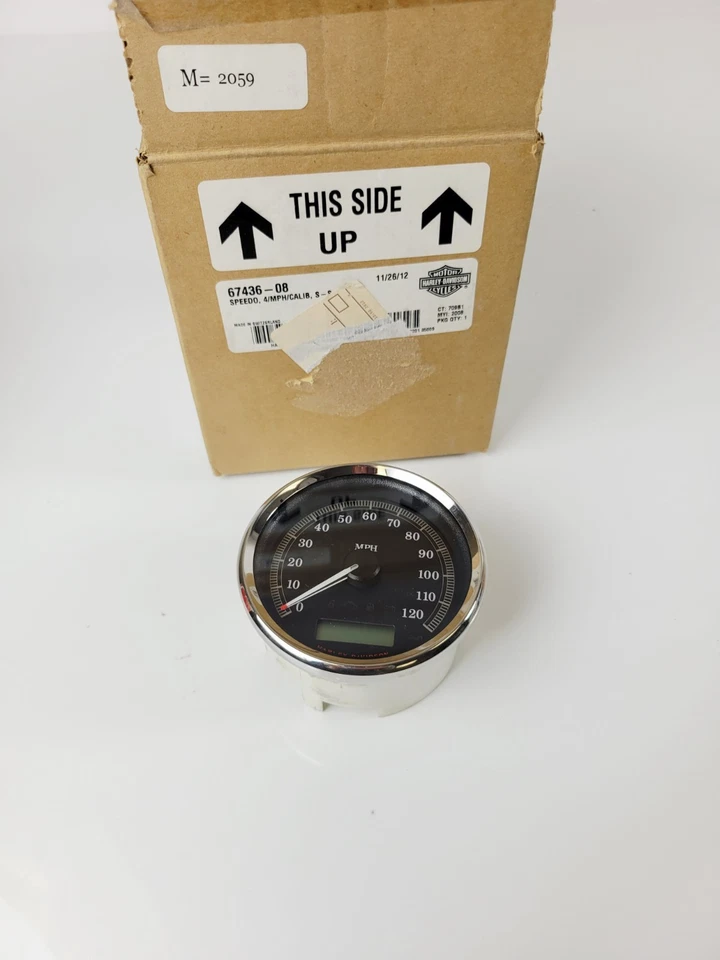 Nuevo Harley Sportster 1200 V Setenty-Two OEM Speedo Velocímetro Calibre Cluster 2K Foto 2 de 4