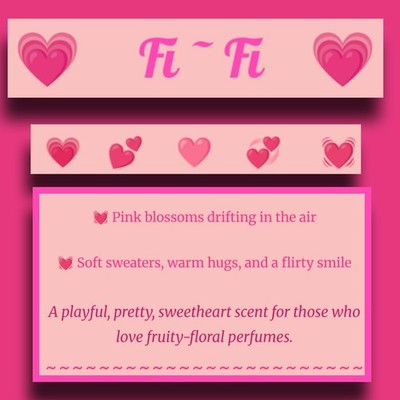 Fi-Fi ~ A luxury Flirty Oil Fragrance .034 fl oz Glass Rollerball Perfume