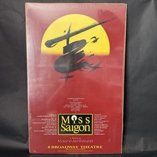 1988 Miss Saigon Broadway Theatre Promo Poster Factory Sealed Dewynters 22x15