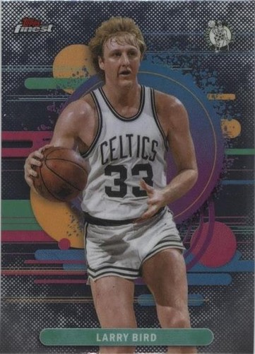 2025-26 Topps Finest Larry Bird Blue Refractor /150 Muse Topps