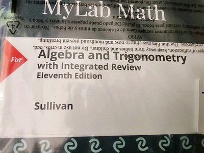 MyLab Math Algebra and Trigonometry With Integrated Review Pearson Sealed 11 Ed