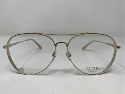 Rachel Roy LIBERATE GOLD 60-15-140 Metal Full Rim Eyeglasses Frame F845