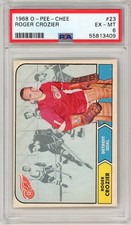1968 - 1969 OPC O-Pee-Chee Roger Crozier #23 PSA 6 P1456