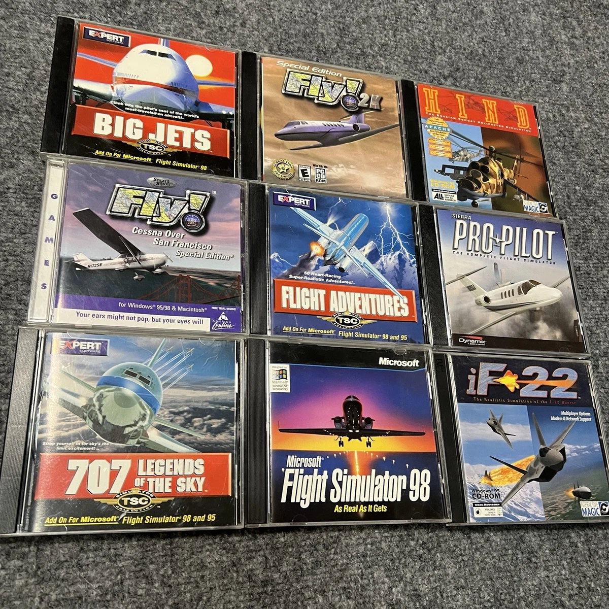Video Game Flight Simulator 1998 for sale | eBay