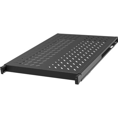 VERTIV 19'' 1U Rack Shelf - 19'' Wide x 33.60'' Deep Rack-mountable - Black