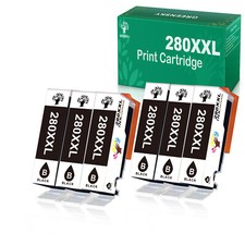 PGI-280XXL Ink Cartridge for Canon PIXMA TS6120 TS6220 TS8120 TR7520 Large Black