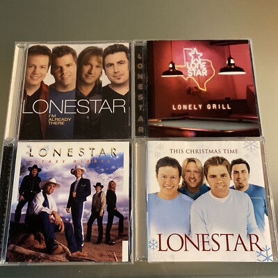 LONESTAR 4 CD LOT Lonely Grill, I m Already Here, Crazy Nights, Christmas Time