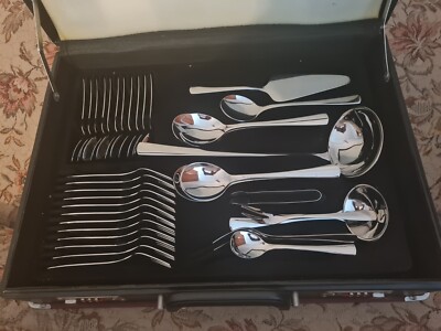 Besteckkoffer MODELL KOPENHAGEN Solingen 18/10 Chrom-Nickel-Edelstahl OVP