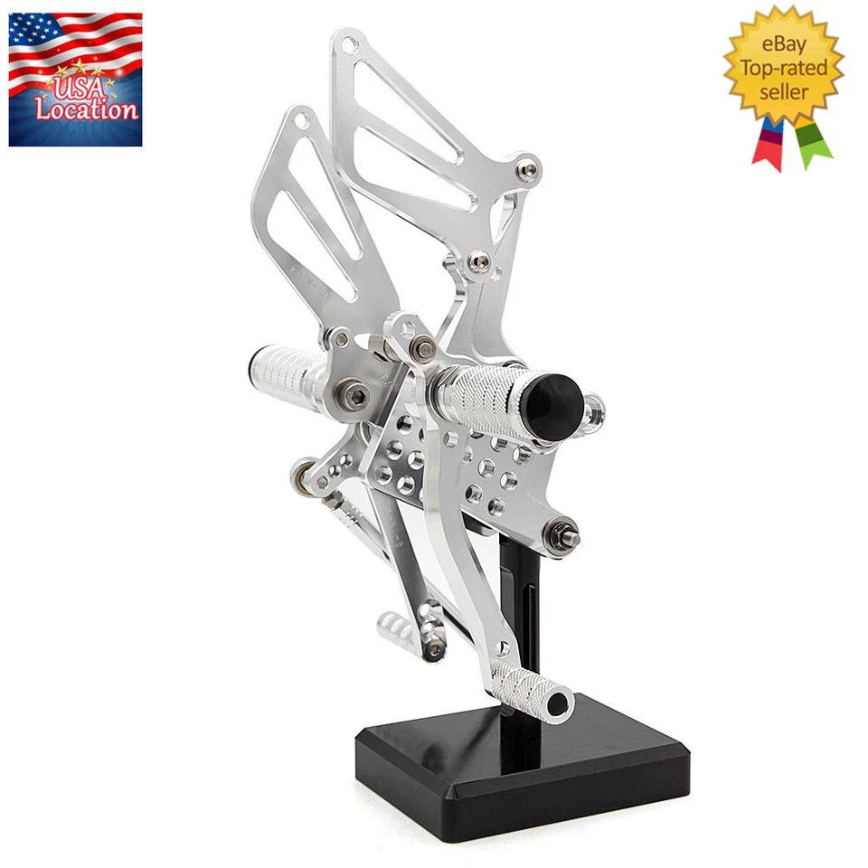 Juego de pedales de estriba trasera FXCNC para Suzuki SV650/SV650S SV1000/S 1998-2014 Foto 3 de 4