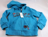 Children's Place Girls Love Lightweight Sweatshirt Teal 3t Children's Place Girls Love Lightweight Sweatshirt Teal 3t