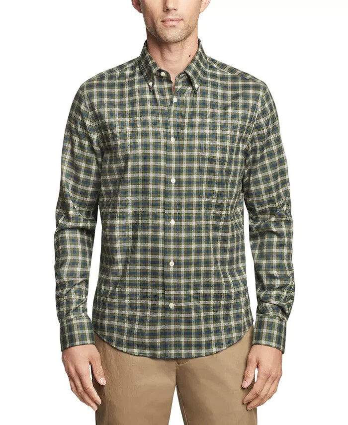 Мужская рубашка Lauren Ralph Lauren Ultra Flex Stretch Regular Fit зеленый Мульти M 13290₽