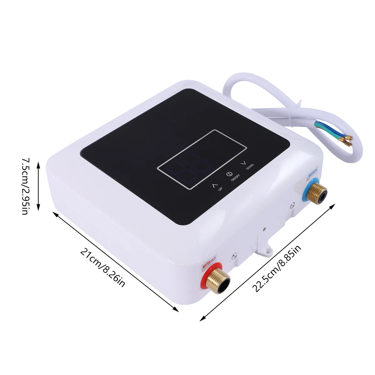 7.5KW Electric Tankless Instant Hot Water Heater Under Sink Tap Kitchen  Bathroom | eBay