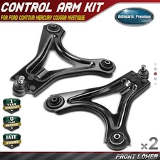 2x Front Lower Control Arm w/Ball Joint for Ford Contour Mercury Cougar Mystique