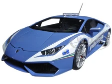 LAMBORGHINI HURACAN LP610 POLICE CAR 1/18 MODEL CAR BY AUTOART 74609