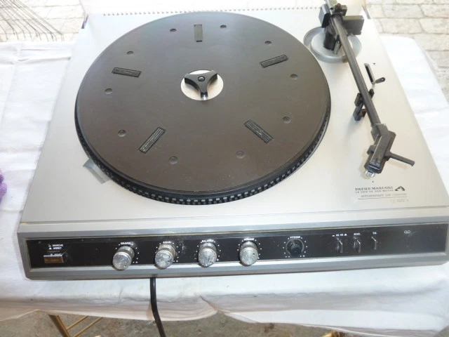 Platine Vinyle Pathé Marconi CC 6051 V et Enceintes - Photo 4/4