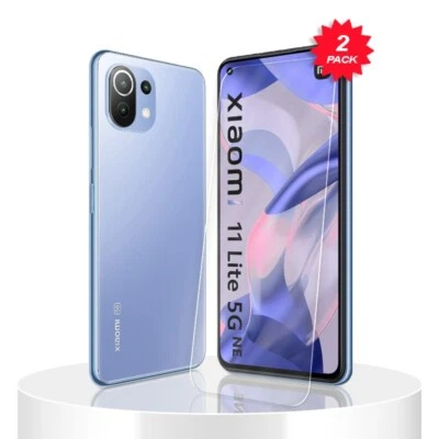 2x Xiaomi 11 Lite 5G NE Panzerfolie Displayschutz Schutzglas Folie Glas 9H