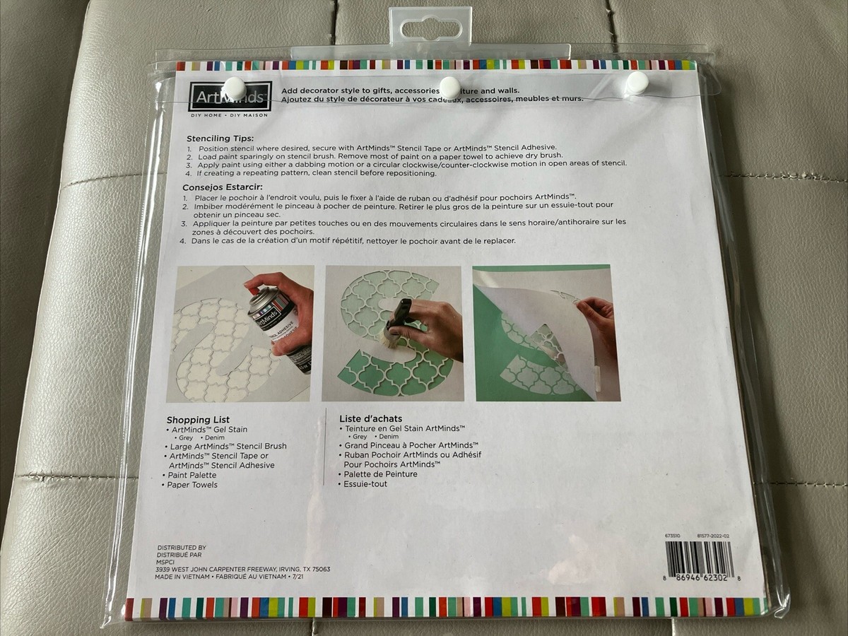 ArtMinds DIY Home Alphabet Paper Stencils | eBay