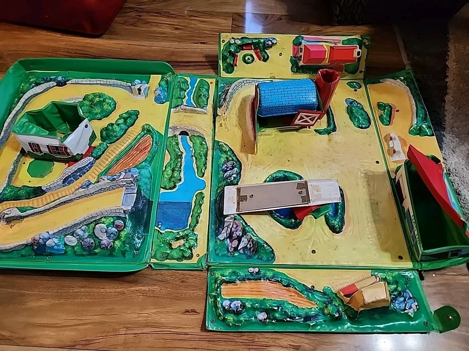 Vintage Matchbox  Car Country Vinyl Carry Case 1972.  Wear & Damage See Photos - Image 2 of 4