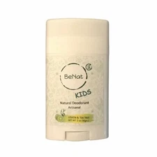 BeNat. All-Natural Deodorant Kids & Teens. Safe & Effective.