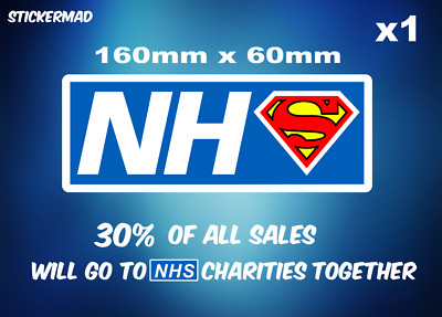 x1 NHS Stickers Superheroes National health service Nurses Doctors Key workers