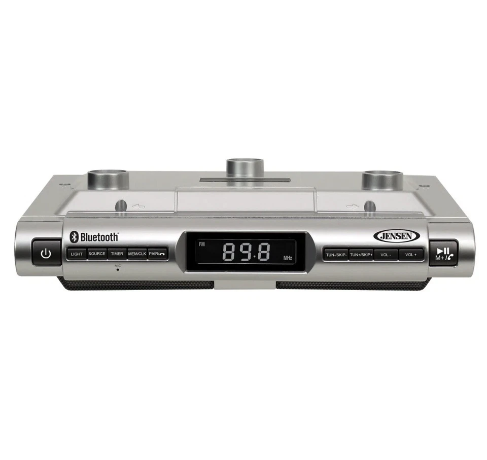 Jensen Under Cabinet Player Radio Bluetooth Stereo Kitchen Music System - Image 2 of 4