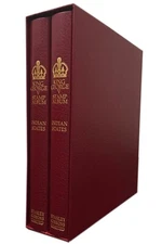 Stanley Gibbons King George V Indian States Stamp 2 Album Set 1915-1936 Slipcase