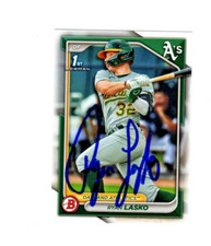 Ryan Lasko 2024 1st Bowman signed autograph baseball card BP-105