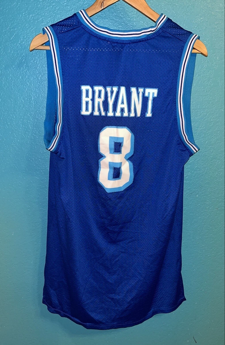 White and sales blue kobe jersey