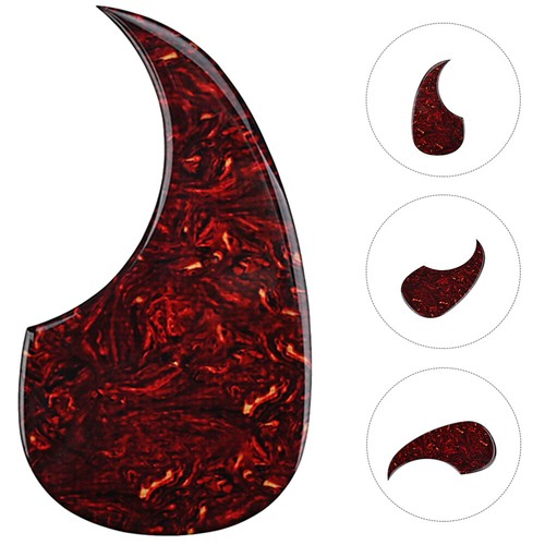 DHliIQQ Pickguard de guitare acoustique, plaque de protection de rechange en PVC, protection autocollante pour guitare contre les gouttelettes pour protéger la surface de votre guitare