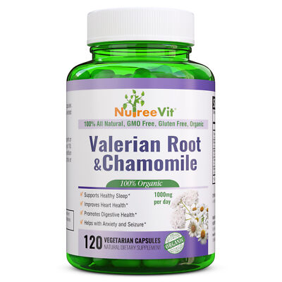 NutreeVit 100% Organic  -Valerian root & Chamomile 