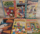 6 Gladstone Comic Book Lot - Walt Disney Giant #2, 3, 4, 5, 6, 7 - Uncle Scrooge
