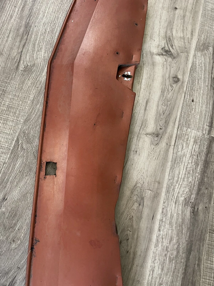 Ford Pinto 1977 1978 parachoques delantero relleno Mercury Bobcat protección contra salpicaduras cenefa original Foto 3 de 4