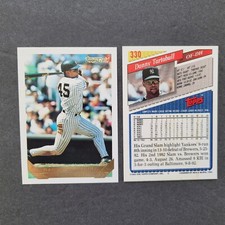 DANNY TARTABULL CARDS Your Pick TOPPS Fleer Donruss Score 1985 Rookie 1986 -1996