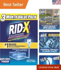 Septic Treatment Powder – RIDX 3- Supply, Protects and Prevents Backups