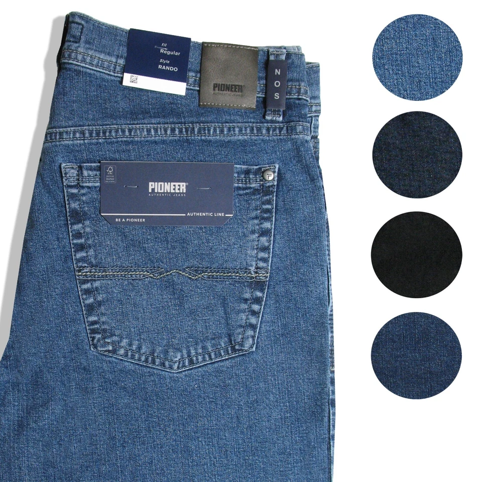 PIONEER Herren Jeans RANDO [ Regular Fit ] NOS Farbwahl Authentic Stretch-Denim - Bild 1 von 1