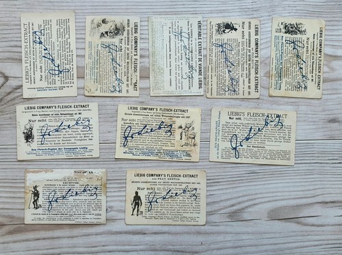 Antike Bilder Karten Liebig Fleisch Extract Verschiedene Serien10 Stück Sammlung - Bild 5 von 5