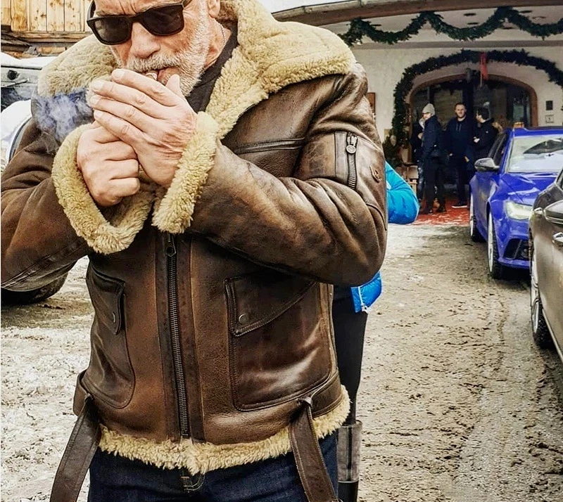 B3 shearling shop jacket