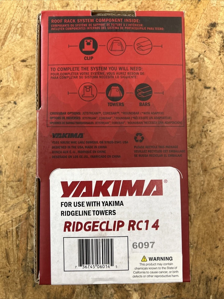 Kit de ajuste RidgeClip 14 para Kia Sorento 2014-2016 Yakima 8006014 Foto 2 de 3