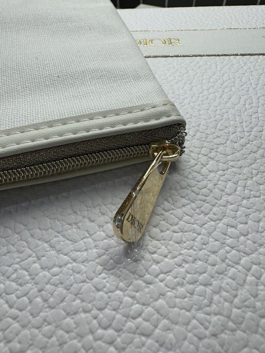 Dior J'adore ポーチ ホワイト Dior Beauty J'Adore Fragrance Cotton Zip Pouch NEW! | eBay