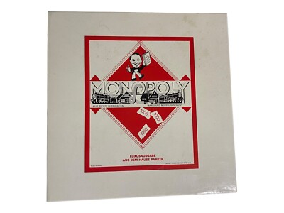 Parker Monopoly Luxusausgabe DM Version 6011011 Vintage Retro