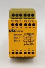 PILZ Pnoz X3 230VAC 24VDC 3n/o 1n/c 1so Safety Relay