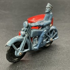 BARCLAY MANOIL Type Slush Policeman W/ MOTORCYCLE  SIDE CAR - ALL ORG - NICE 