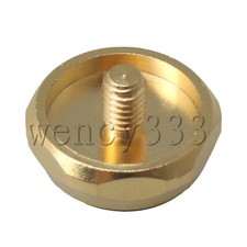 Gold Trumpets Abalone Shell Finger Buttons Top Bottom Valve Caps Rods Pack of 6