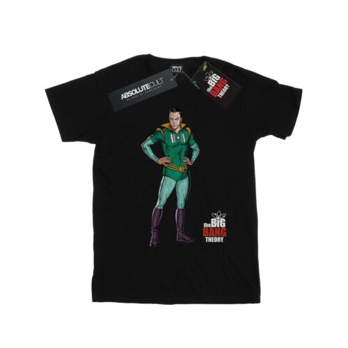The Big Bang Theory Mens Sheldon Superhero T-Shirt (BI13175) - Picture 1 of 6