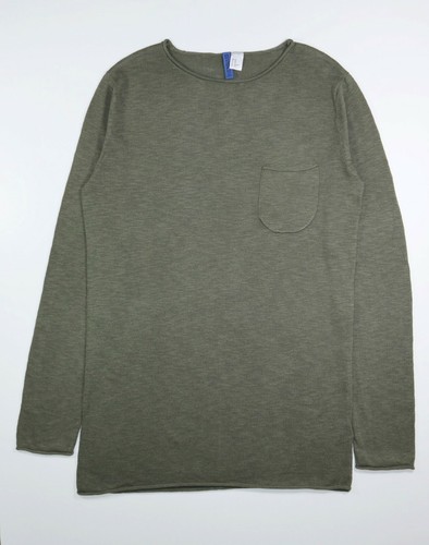 Women's Ex H&M 100% Cotton Light weight Knitted Autumn Jumper Linen Tall Top 323 - Picture 16 of 16